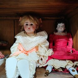 Antique Porcelain Bisque Doll 