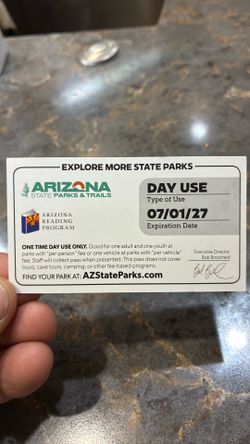 AZ State parks pass