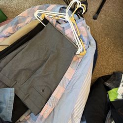 Men’s Clothing -all Brands —shirts Pants Jackets various Sizes 