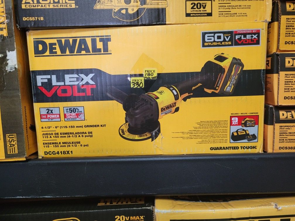 DEWALT 4 1/2" GRINDER KIT NEW IN BOX