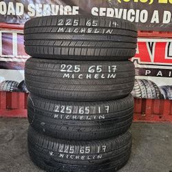 225 65 17 SET 4 MICHELIN INSTALADAS.