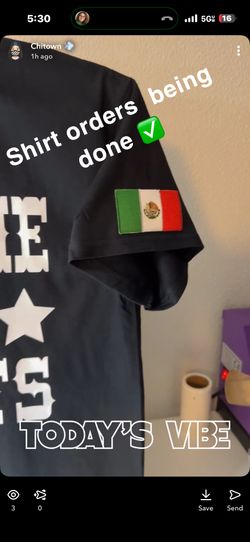 Shirt Order