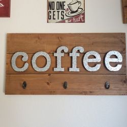 Coffee Bar Wall Decoration 