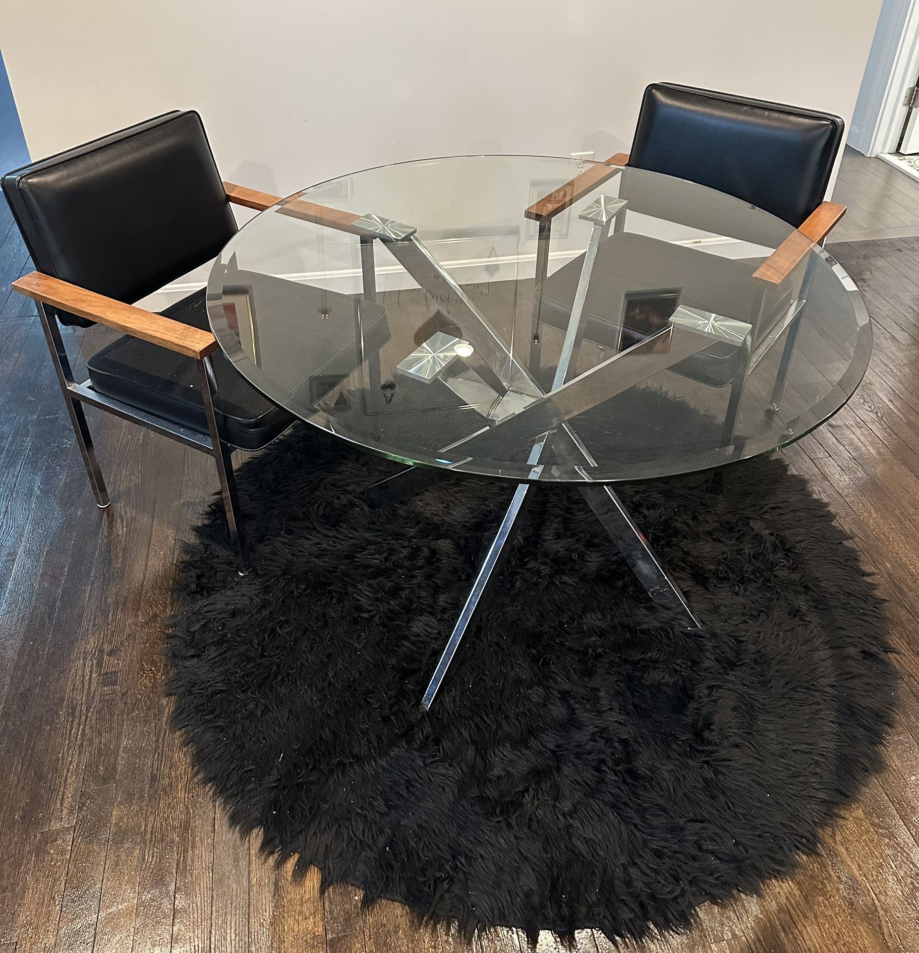 Glass Dining Table 2 Chairs