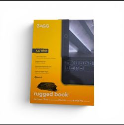 ZAGG Rugged Book Keyboard Case Apple iPad 7th, 8th, 9th, Pro 10.5”