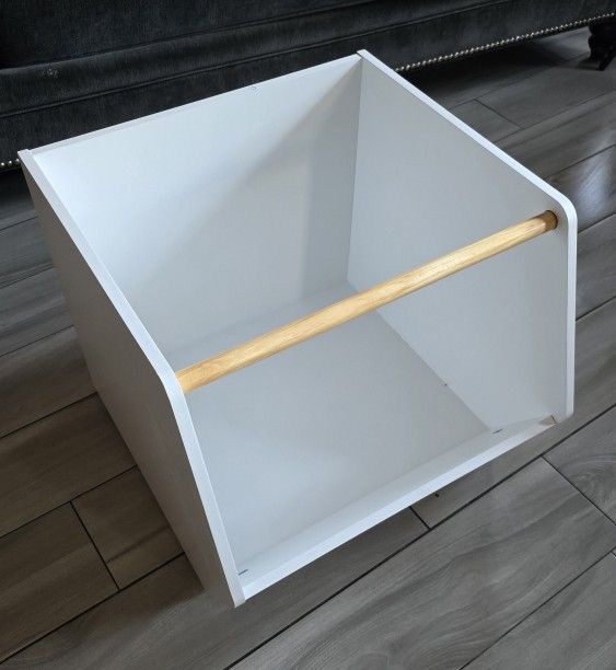 Kids' Stackable Laminate Storage Bin White - Pillowfort™™: Toy Organizer Trunk for Ages 5+