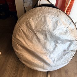 BMW 535 Continental oem spare tire in carrying bag
