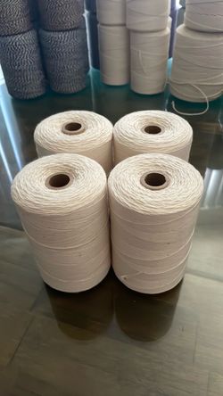 4 - 8 Oz Cotton Yarn for Weaving Rug Rug Warping