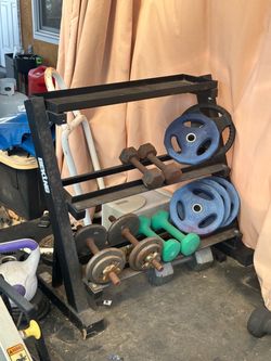 Dumbbell Rack (Weights not included)