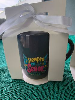 Tazas con hermosos textos de fé.
