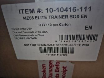 Pokemon ME05 Pitch Black Elite Trainer Box ETB Case 10x - Factory Sealed