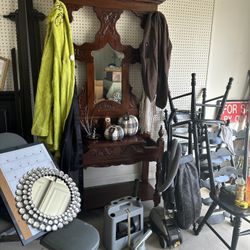 Antique Hall Tree