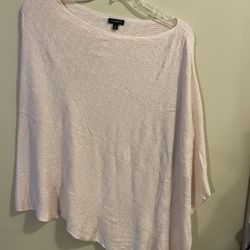 RALBOTS LIGHT PINK THROW OVER CAPE OVERLAY IN LIKE NEW CONDITION SMOKE FREE Ladies Medium 