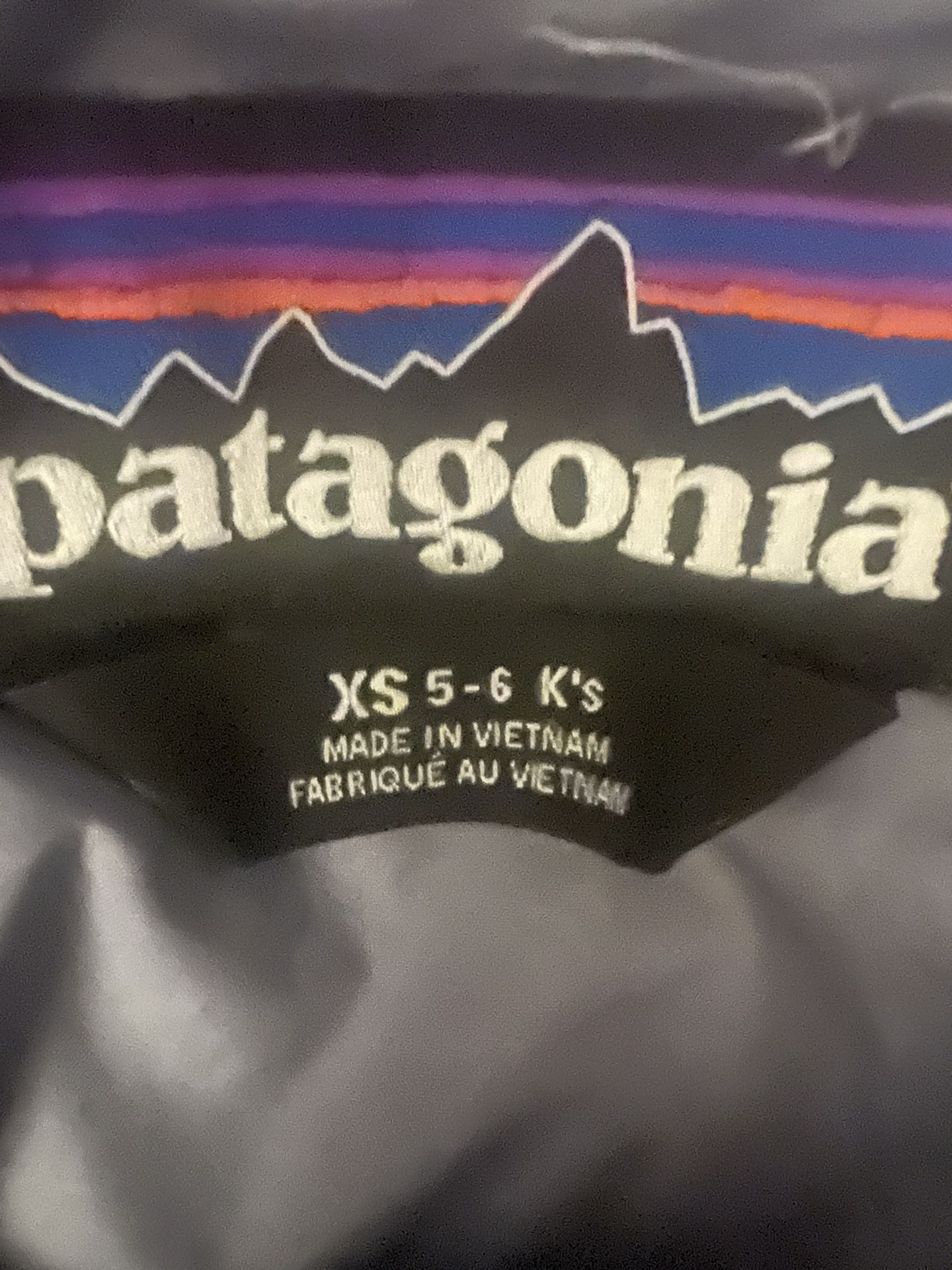 Patagonia Kids Size 5