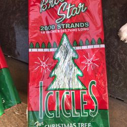 Icicles Brute Star. $1 Each 