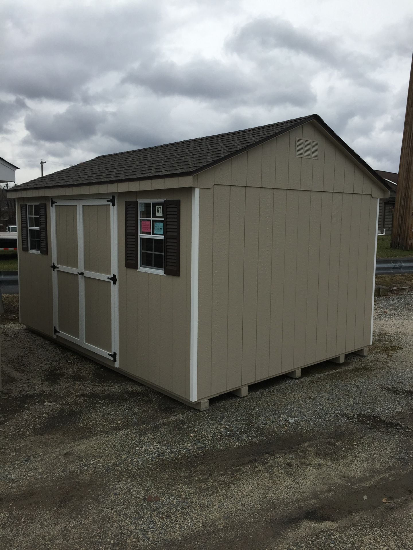 New 10x14 Aframe Shed #67