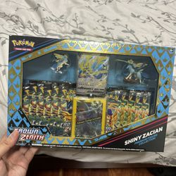 Pokémon TCG Crown Zenith Shiny Zacian Collection Box - Factory Sealed