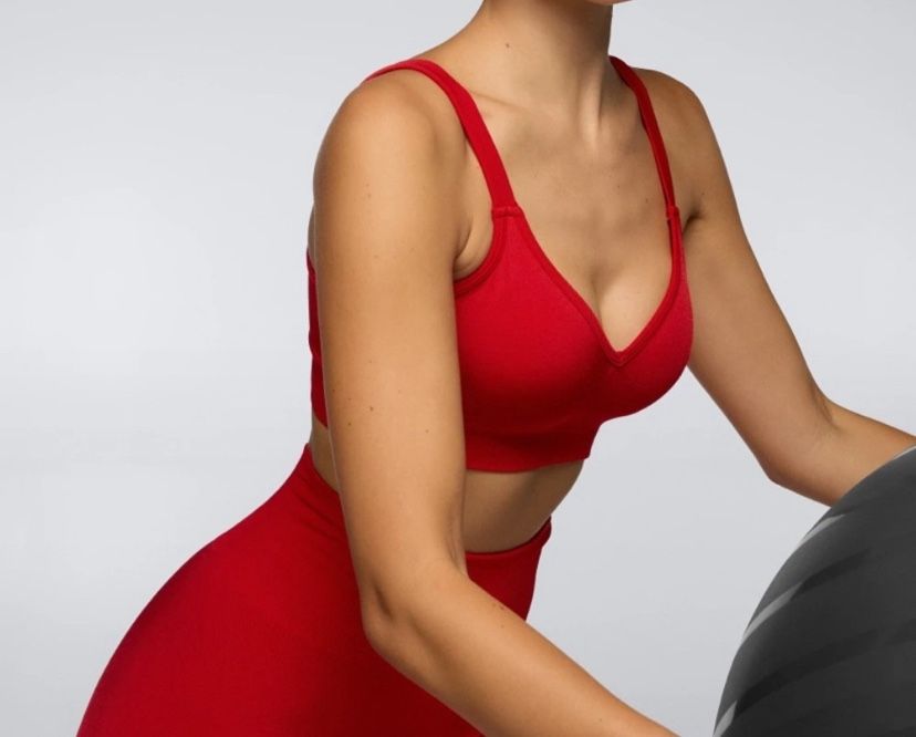 Red Sport Bra
