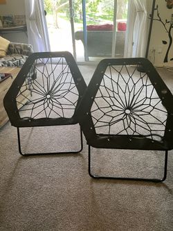 Impact Bungee Chair Hex Chair, Black