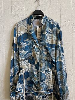 Flower printed shirt