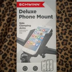 SCHWINN DELUXE BICYCLE HANDLE BAR PHONE MOUNT 
