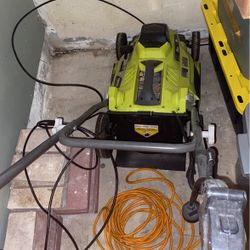 Electric Lawn Mower (extension Cord Not Included)