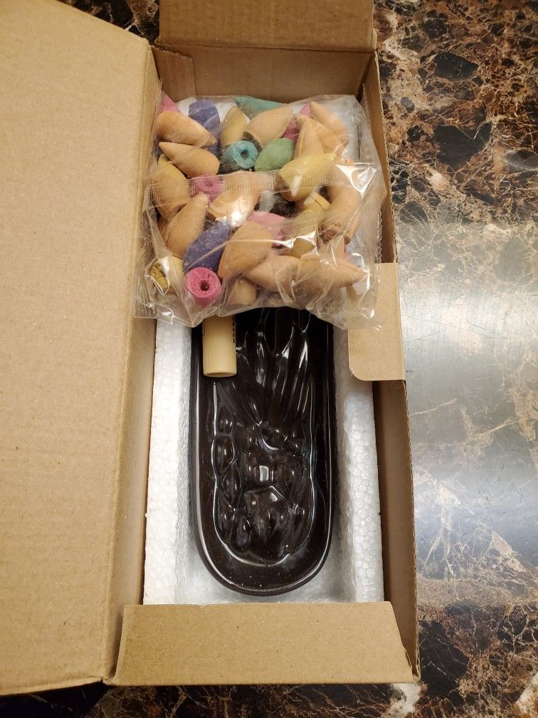 Waterfall Backflow Incense Burner Holder