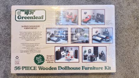 Greenleaf Wooden Dollhouse Furniture Kit