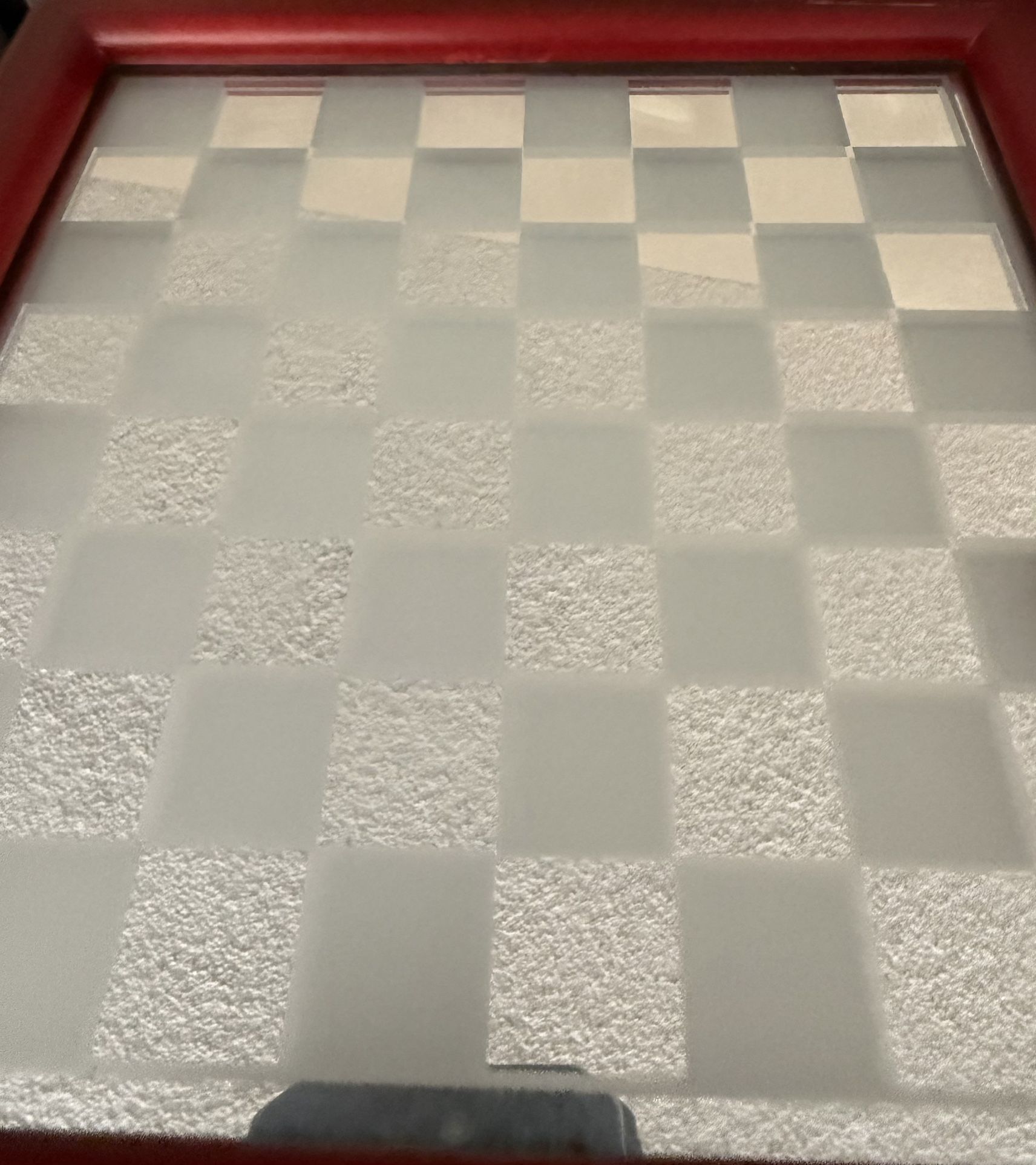 Glass Chess Board