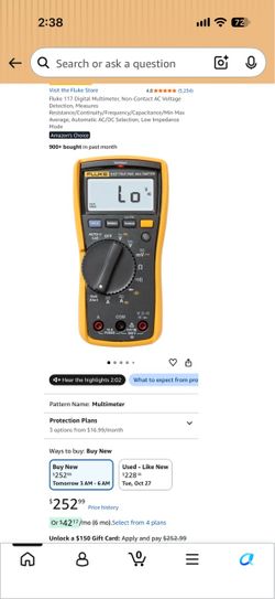 Fluke 117 Digital Multimeter