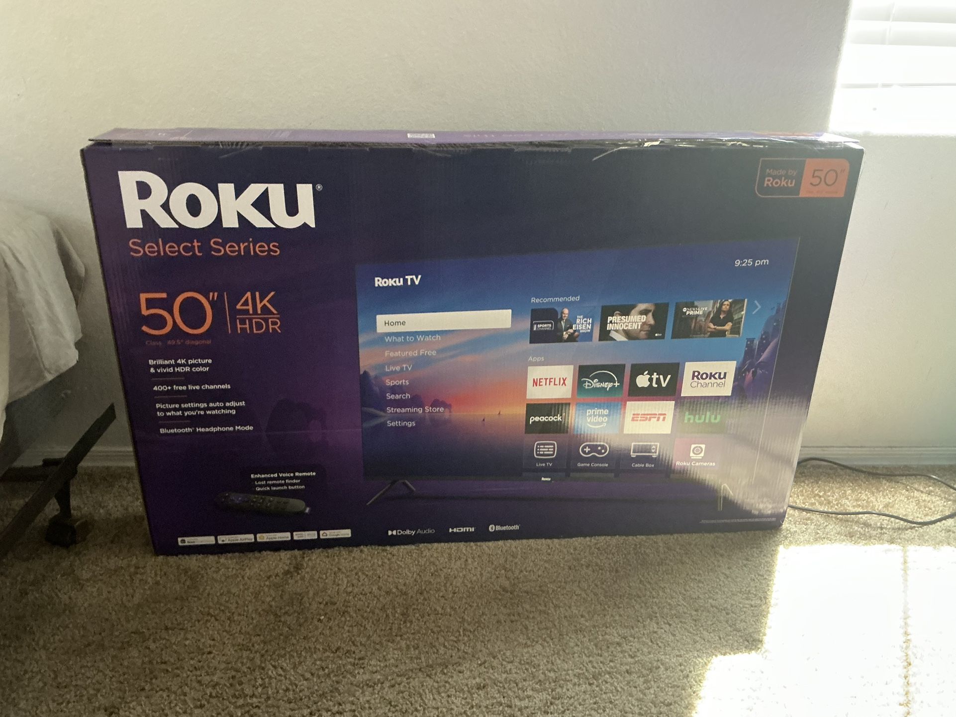 Two 50 Inch TV’s 4K brand New