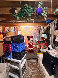 4 foot animated Disney figures