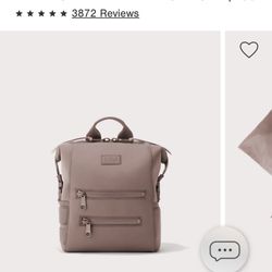 Dagne Dover Small Diaper Backpack DUNE color $185