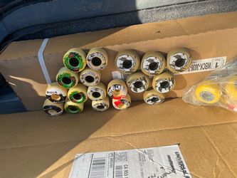 Skateboard wheel lot