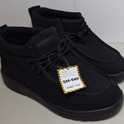 Brand NEW Sz 13.5 Furuian Steel Toe Canvas Work Shoes / Boots for Men  sz. 13-1/2