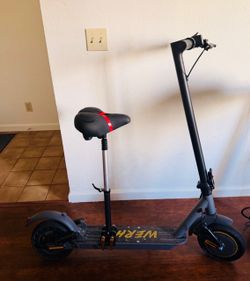 New Electric Scooter Bike with Seat + Accessories