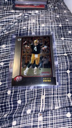 Brett Favre bowman chrome football card