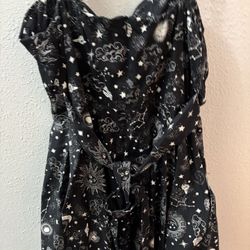 Celestial Sun, Moon, Stars And Planets Dress