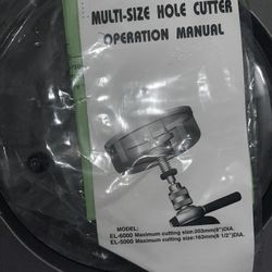 elco multi size hole cutter