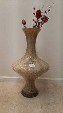 25 in. HANDCRAFTED FLOOR VASE