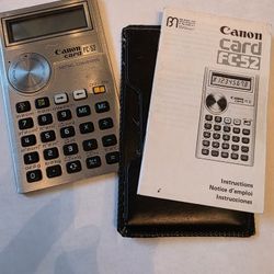 1980 metric converter card by Canon