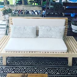 Wooden Loveseat Patio Furniture