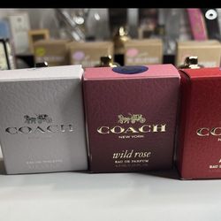 New. 3 Travel Size Coach Perfume