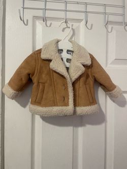 Baby fall jacket shearling size 0-3 months