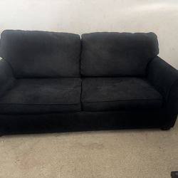 Comfortable Couch With A Built In Queen Pull Out Bed 