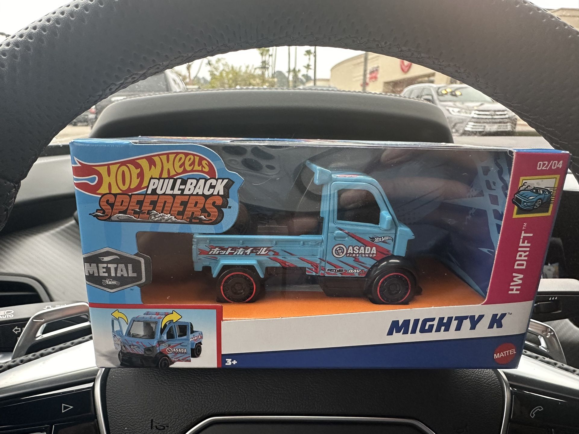 Hot Wheels Pull Back Speeders Mighty K Die Cast 1:43 Vehicle New 2023 Mattel