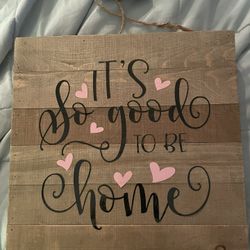 Wooden Sign