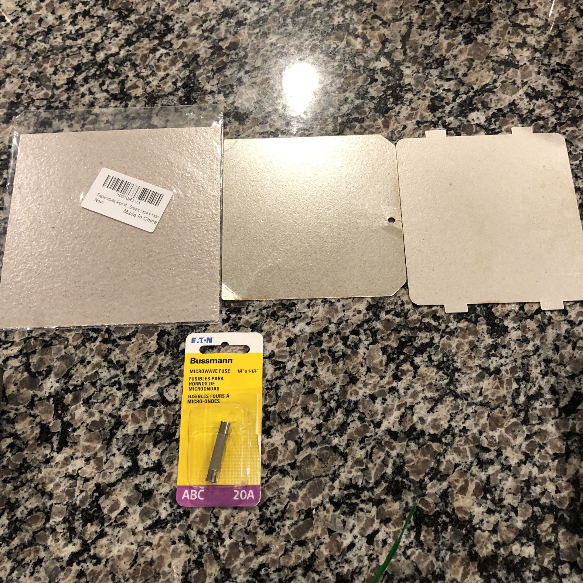 Microwave Plate Replacement and Fuse