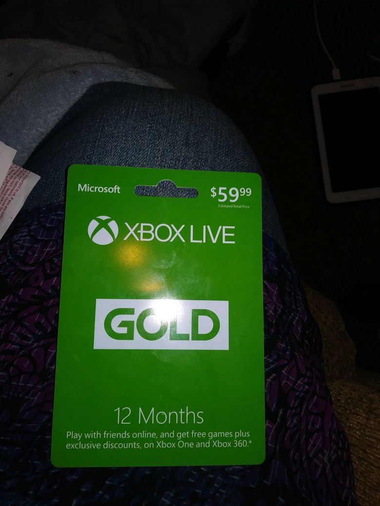 hebzuchtig mobiel Definitie Xbox Live Gold 12 Month Membership for Sale in Saint Paul, MN - OfferUp