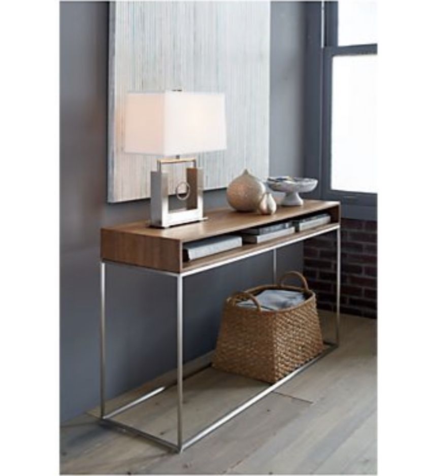 Crate and Barrel Frame Console Table